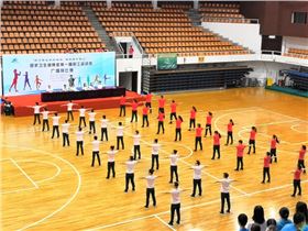 国家卫生健康委第一届职工运动会广播体操比赛服装定制案例